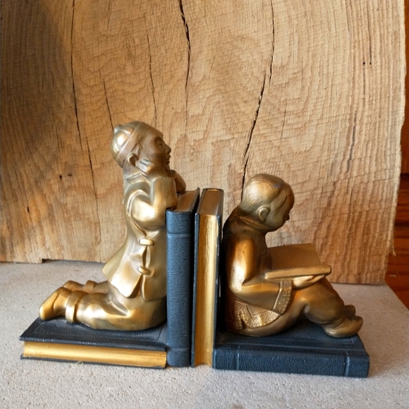 A Pair Of Antique Art Deco Bookends - Picture 1 of 4